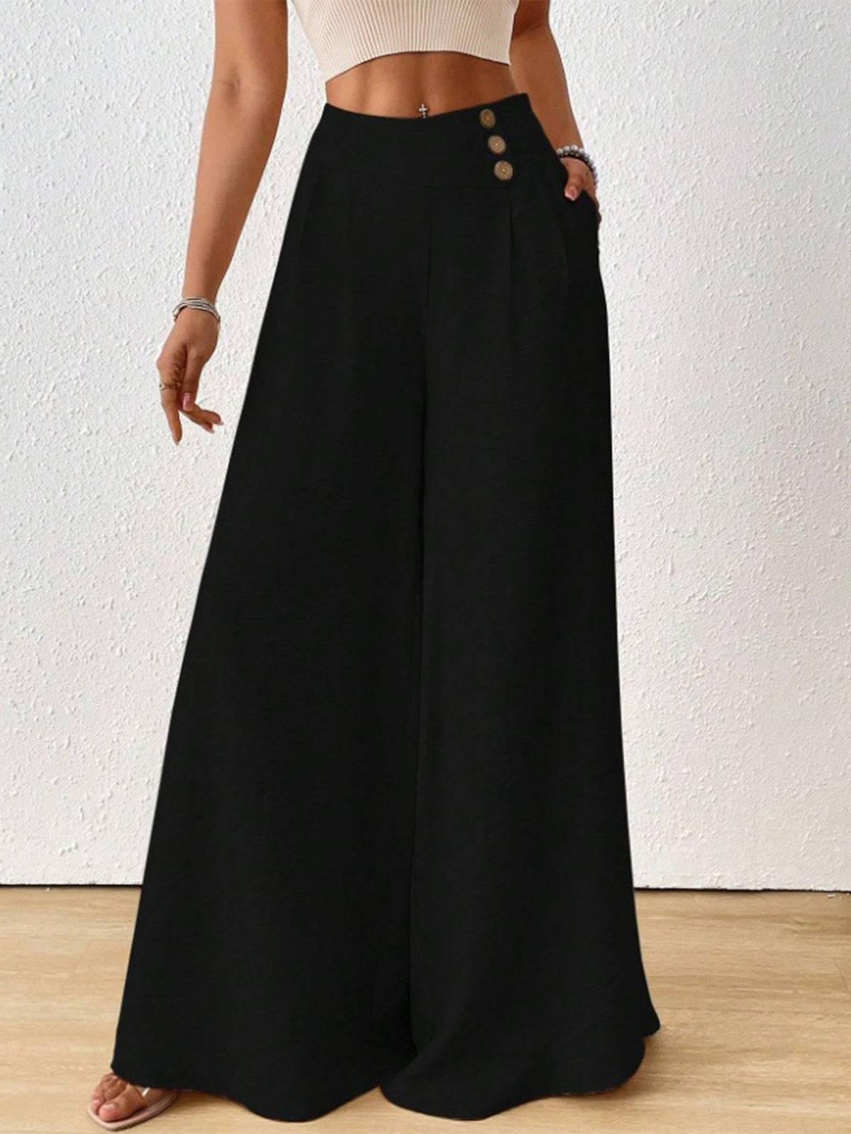 Women’s Elegant Wide-Leg Trousers