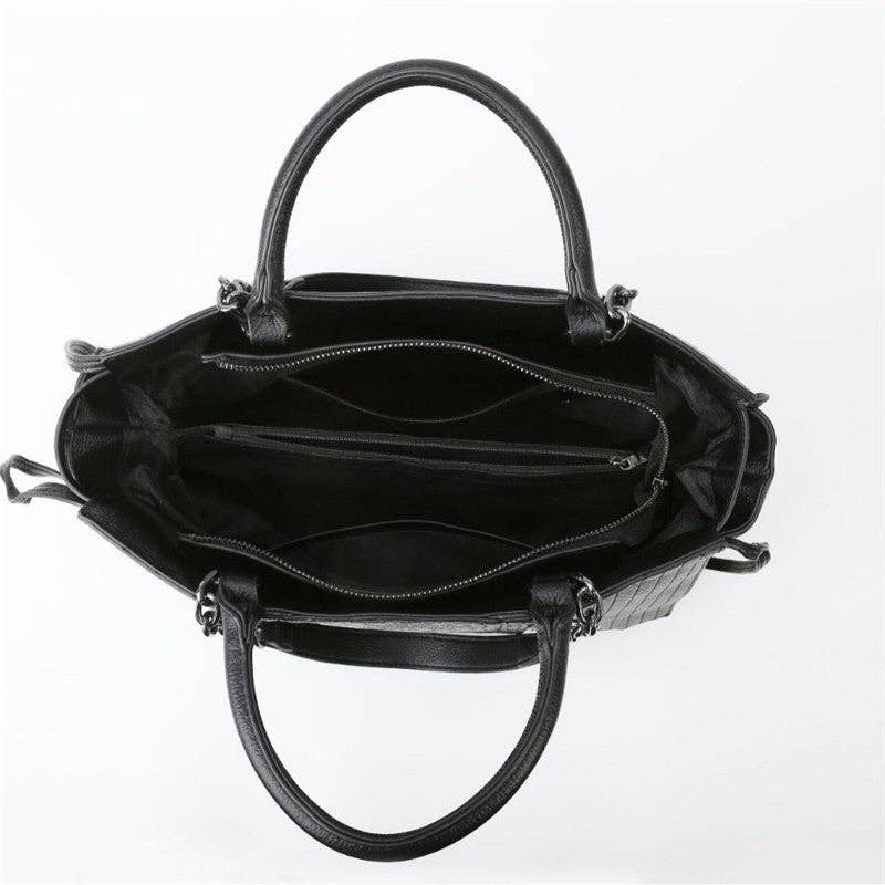 Large Capacity Faux Leather Tote Bag