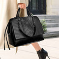 Large Capacity Faux Leather Tote Bag